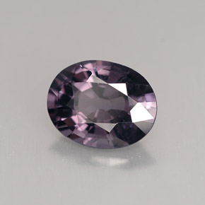 Spinello naturale viola da 1,98 ct, taglio ovale, VVS