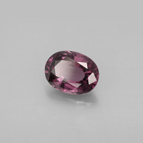 Spinello naturale viola da 1,51 ct, taglio ovale, VVS-VS