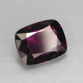 Spinello naturale  da 3,44 ct, taglio a cuscino, VVS-VS