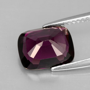 Spinello naturale  da 3,44 ct, taglio a cuscino, VVS-VS