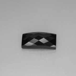Spinello naturale nero da 14,35 ct, baguette, opaco