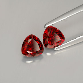 Spinello naturale rosso da  ct, trillion, VS