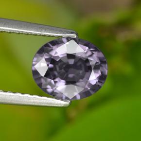 Spinello naturale porpora da 1,21 ct, taglio ovale, VVS-VS