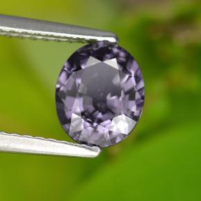 Spinello naturale porpora da 1,21 ct, taglio ovale, VVS-VS
