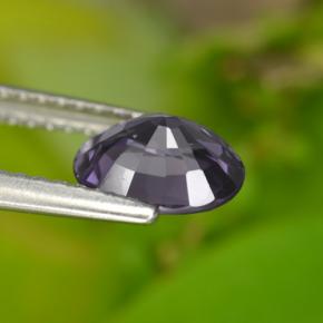 Spinello naturale porpora da 1,21 ct, taglio ovale, VVS-VS