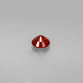 Spinello naturale arancione da 0,57 ct, taglio rotondo, VVS-VS