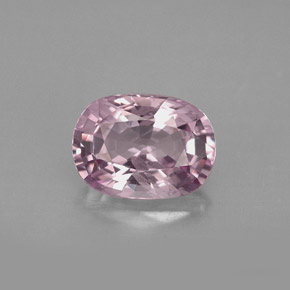 Spinello naturale viola da 2,89 ct, taglio a cuscino, VVS