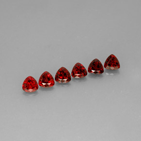 Spinello naturale rosso da  ct, trillion, VS