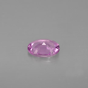 Spinello naturale viola da 0,70 ct, taglio ovale, VS