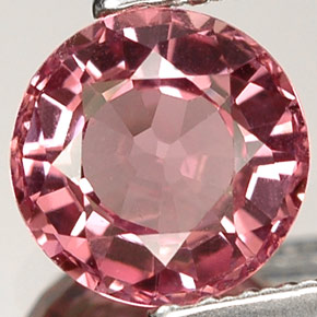 Spinello naturale rosa da 1,13 ct, taglio rotondo, VS
