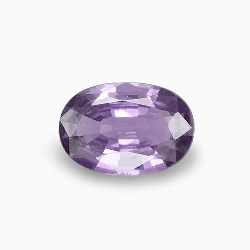 Spinello naturale viola da 0,67 ct, taglio ovale, VVS