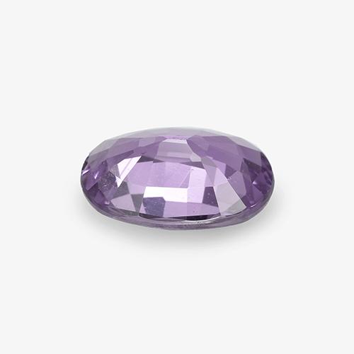 Spinello naturale viola da 0,67 ct, taglio ovale, VVS