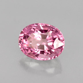 Spinello naturale rosa da 1,09 ct, taglio ovale, VVS-VS