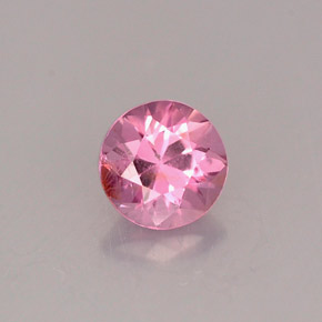 Spinello naturale rosa da 0,51 ct, taglio rotondo, VS-SI