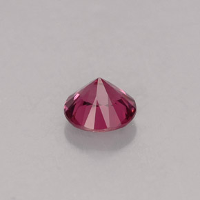 Spinello naturale viola da 0,38 ct, taglio rotondo, VVS-VS