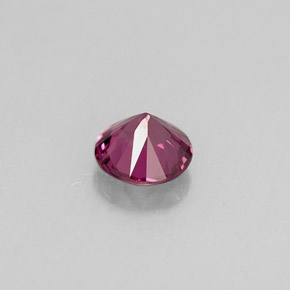 Spinello naturale viola da 0,36 ct, taglio rotondo, VS