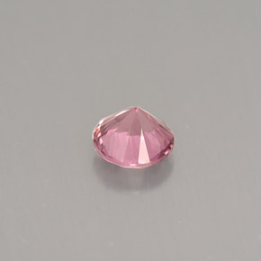 Spinello naturale rosa da 0,44 ct, taglio rotondo, VVS-VS