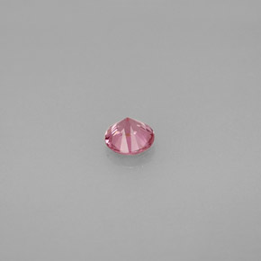 Spinello naturale rosa da 0,39 ct, taglio rotondo, VVS