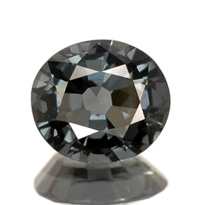 Spinello naturale blu da 0,91 ct, taglio ovale, VS