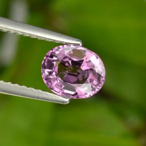 Spinello naturale porpora da 1,19 ct, taglio ovale, VS-SI