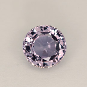 Spinello naturale viola da 1,38 ct, taglio rotondo, VVS