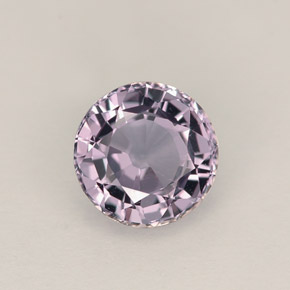 Spinello naturale viola da 1,38 ct, taglio rotondo, VVS