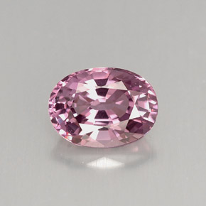 Spinello naturale viola da 1,42 ct, taglio ovale, VVS