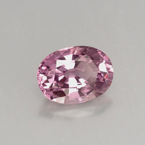 Spinello naturale viola da 1,42 ct, taglio ovale, VVS