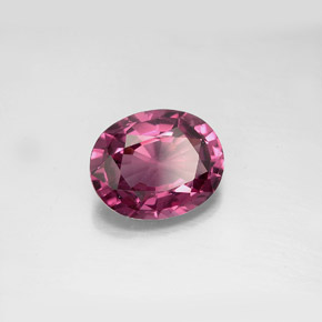Spinello naturale rosa da 2,91 ct, taglio ovale, VVS-VS