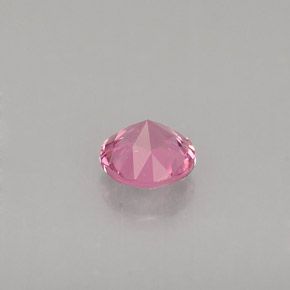 Spinello naturale rosa da 0,45 ct, taglio rotondo, VVS-VS