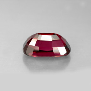 Spinello naturale rosso da 3,85 ct, taglio a cuscino, VS