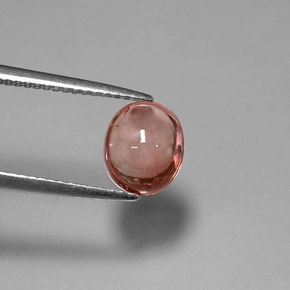 Spinello naturale rosa da 2,47 ct, taglio ovale, trasparente