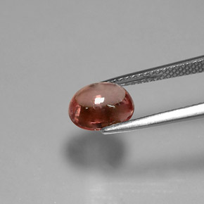 Spinello naturale rosa da 2,47 ct, taglio ovale, trasparente