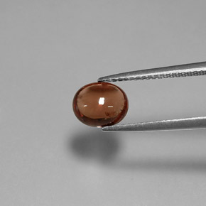 Spinello naturale arancione da 1,61 ct, taglio ovale, trasparente