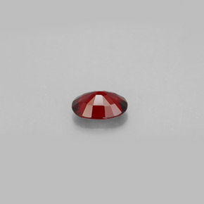 Spinello naturale rosso da 0,64 ct, taglio ovale, VVS-VS