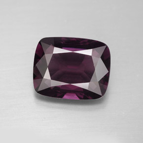 Spinello naturale  da 3,46 ct, taglio a cuscino, VS