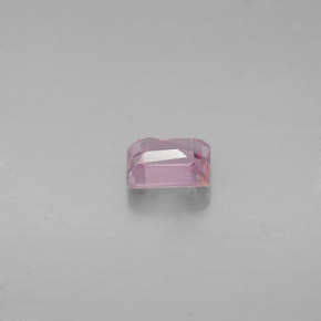 Spinello naturale rosa da 0,50 ct, baguette, VS