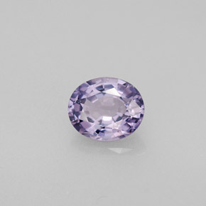 Spinello naturale viola da 0,77 ct, taglio ovale, VS