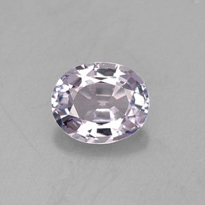 Spinello naturale viola da 0,68 ct, taglio ovale, VVS-VS