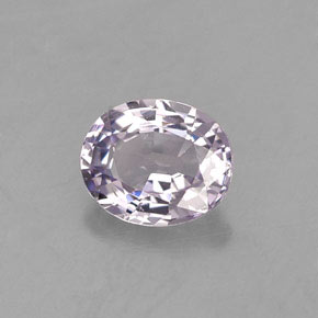 Spinello naturale viola da 0,68 ct, taglio ovale, VVS-VS
