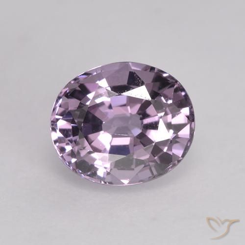 Spinello Viola medio naturale da 0.78 ct, Ovale, VVS-VS