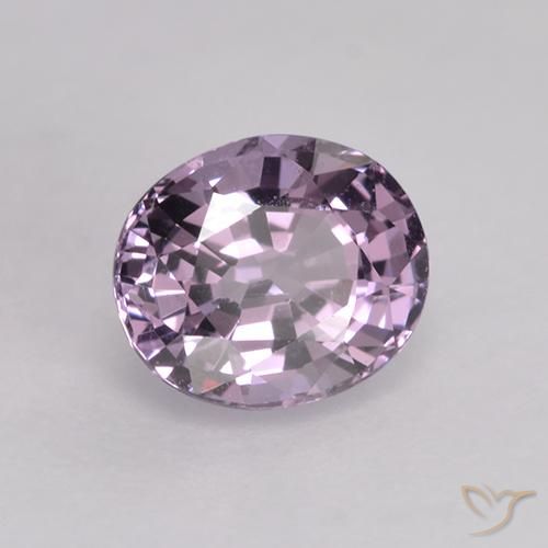 Spinello Viola medio naturale da 0.78 ct, Ovale, VVS-VS