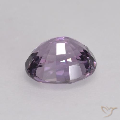 Spinello Viola medio naturale da 0.78 ct, Ovale, VVS-VS
