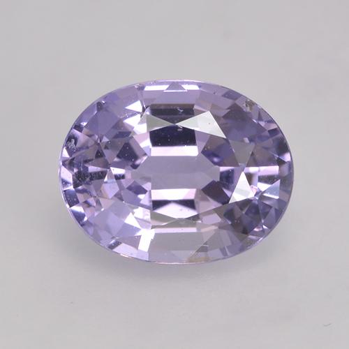 Spinello naturale viola da 1,48 ct, taglio ovale, VVS-VS