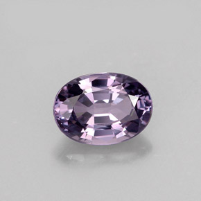 Spinello naturale viola da 1,01 ct, taglio ovale, VVS