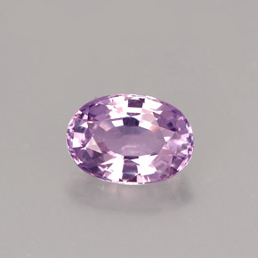 Spinello naturale viola da 1,06 ct, taglio ovale, VVS