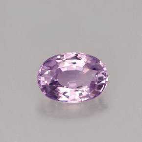 Spinello naturale viola da 1,06 ct, taglio ovale, VVS