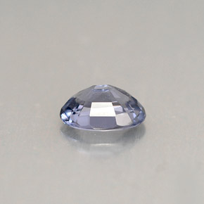 Spinello naturale blu da 0,71 ct, taglio ovale, VS