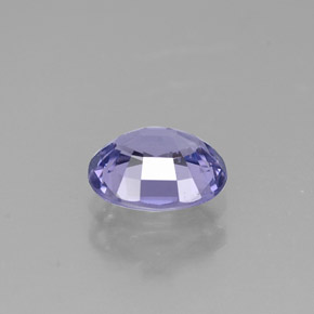 Spinello naturale viola da 0,78 ct, taglio ovale, VS