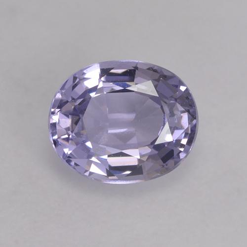Spinello naturale viola da 0,80 ct, taglio ovale, VVS-VS
